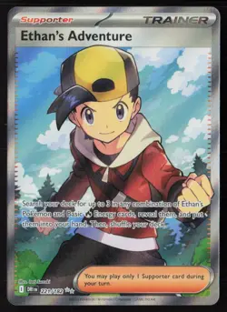 Ethan's Adventure - 221/182 - Ultra Rare - Destined Rivals - Pokemon Card - NM/M - Image 1