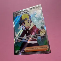 Ethan's Adventure 221/182 NM Full Art Ultra Rare Destined Rivals Pokemon Card - Image 5