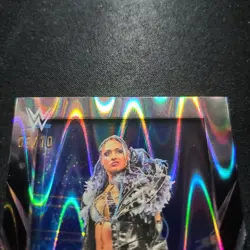 2026 TOPPS CHROME WWE GIULIA BLACK MINI DIAMOND REFRACTOR CARD/10(TC#3072) - Image 2
