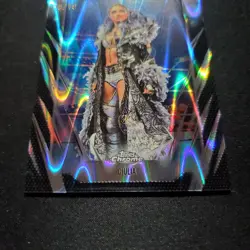 2026 TOPPS CHROME WWE GIULIA BLACK MINI DIAMOND REFRACTOR CARD/10(TC#3072) - Image 4
