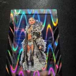 2026 TOPPS CHROME WWE GIULIA BLACK MINI DIAMOND REFRACTOR CARD/10(TC#3072) - Image 5