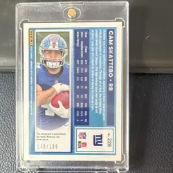 Cam Skattebo Holo On Card Auto /199 🔥 2025 Donruss Optic Rookie RC Autograph - Image 2