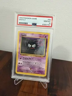 Pokemon Gastly 50/102 1999 Base Set Unlimited PSA 10 - Image 1