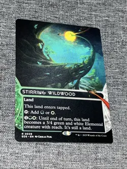 Stirring Wildwood #0039 EOS R (Borderless) (Non-Foil) - MTG Edge of Eternities - Image 1