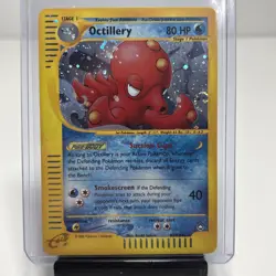 Octillery Pokemon TCG Aquapolis Base Set Holo Ultra Rare Nintendo e-reader LP - Image 1