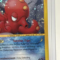 Octillery Pokemon TCG Aquapolis Base Set Holo Ultra Rare Nintendo e-reader LP - Image 2