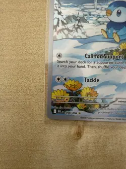 Pokemon TCG Piplup Phantasmal Flames 98/94 Illustration Rare - Image 4