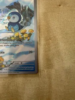 Pokemon TCG Piplup Phantasmal Flames 98/94 Illustration Rare - Image 5