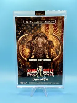 2026 Wild Card America’s 250th Football Mammoth - Justin Jefferson 1/1 - Image 2