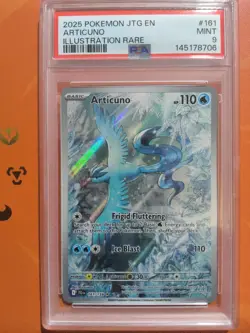 Pokemon TCG Articuno 161/159 Illustration Rare Journey Together PSA 9 Mint - Image 1
