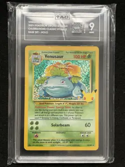 Venusaur 15/102 Celebrations: Classic Collection Holo TAG 9 - Image 1