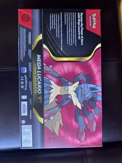 Pokemon TCG Mega Lucario EX Premium Figure Collection Box New Sealed - Image 3