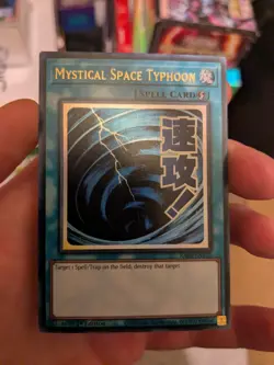 RA05-EN112 Mystical Space Typhoon Variant Art Ultra Rare 1st Ed YuGiOh - Image 1