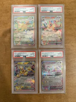 PSA 10 Prismatic Evolutions Surprise STAMPED Leafeon, Flareon, Jolteon, Sylveon - Image 1