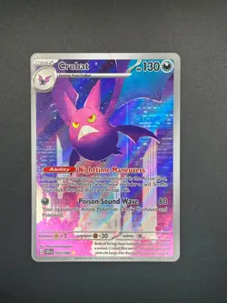 093/086 Crobat - Pokemon Chaos Rising Illustration Rare - NM - Image 1