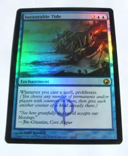 Foil - Inexorable Tide (Scars of Mirrodin, Rare, English, 2010) MTG - Image 3