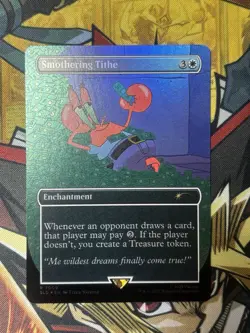 Smothering Tithe (7009) (Rainbow Foil) MTG Secret Lair Drop - Mr. Krabs NM - Image 1