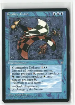 Reality Twist Rare Ice Age Magic: The Gathering Near Mint - Image 1