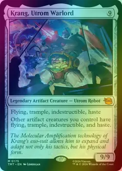 Krang, Utrom Warlord - Foil NM (MTG Teenage Mutant Ninja Turtles 175) - Image 1