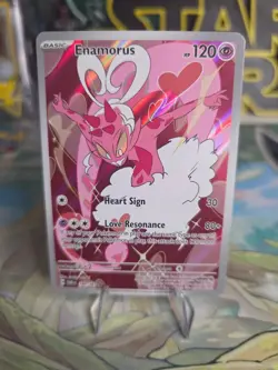 Pokemon TCG Enamorus Full Art Holo Illustration Rare 180/167 Twilight Masquerade - Image 1