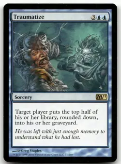 Traumatize #77 (LP) Magic 2011 M11 Magic MTG - Image 1