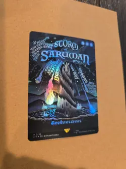 Storm of Saruman (Poster Foil)- MTG - Lord Of The Rings - MINT/NM - Card #733 - Image 3