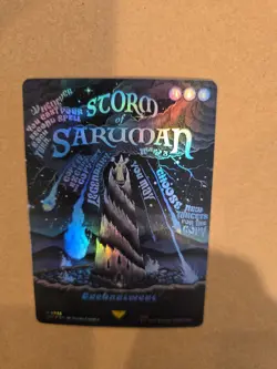 Storm of Saruman (Poster Foil)- MTG - Lord Of The Rings - MINT/NM - Card #733 - Image 4