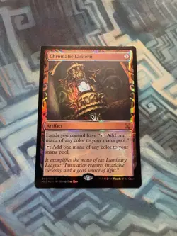 MTG Foil Chromatic Lantern EX/LP Masterpiece Series: Kaladesh Inventions - Image 2
