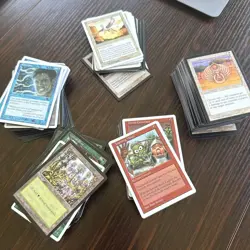 Vintage Magic The Gathering 1995-1997 Blind Card Lot 450+ MINT - Image 1