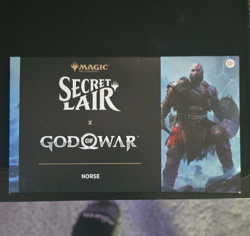 Magic: The Gathering Secret Lair x God of War Norse Box English 4 Cards - Image 1
