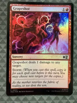 MTG Grapeshot #0803 Foil Common Commander: Marvel Super Heroes (MSC) - Image 2