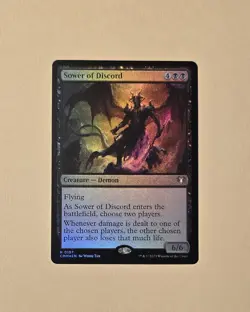 MTG Sower of Discord Foil NM - Commander Masters Fast FREE Shipping! - Image 1