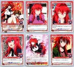 6x Rias Gremory Lot High School DxD Weiss Schwarz Precious Memories Japanese Set - Image 1