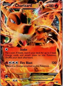 Pokemon TCG Charizard EX - XY29 XY Promos Black Star - MP - Image 1
