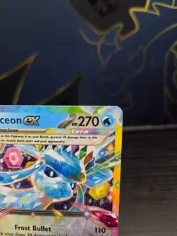 Glaceon Ex 26/131 - DOUBLE RARE HOLO - Prismatic Evolutions - 2025 Pokemon LP - Image 3