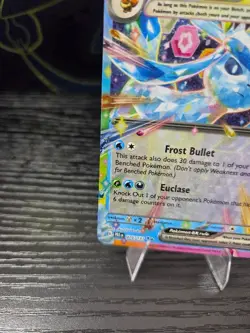 Glaceon Ex 26/131 - DOUBLE RARE HOLO - Prismatic Evolutions - 2025 Pokemon LP - Image 4