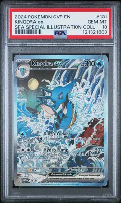 2024 POKEMON SVP EN KINGDRA EX SFA SPECIAL ILLUSTRATION COLL. #131 PSA 10 - Image 1