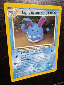Pokemon Light Azumarill 13/105 Holo Near Mint NM Neo Destiny WOTC Vintage 2002 - Image 2