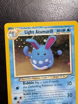 Pokemon Light Azumarill 13/105 Holo Near Mint NM Neo Destiny WOTC Vintage 2002 - Image 3