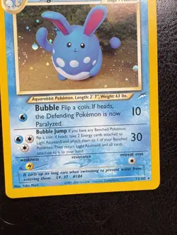 Pokemon Light Azumarill 13/105 Holo Near Mint NM Neo Destiny WOTC Vintage 2002 - Image 5