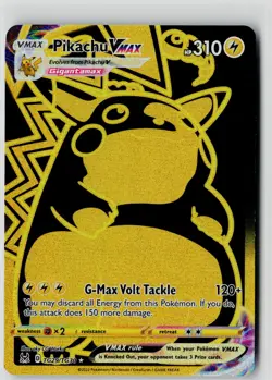 Pokemon Pikachu TCG Lost Origin VMAX Gold Holo Card TG29/TG30 2022 NM - Image 1