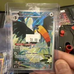 Toucannon 094/084 Illustration Rare IR Pokemon Pitch Black ME05 NM - Image 1