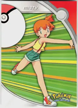 Misty #153 Topps Blue Logo Series 3 Pokemon NM - Image 2