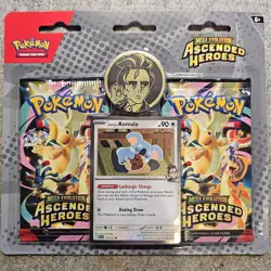 Pokemon TCG Ascended Heroes 2 Pack Blister Larry’s Komala 🔥 FREE SHIPPING 🚀 - Image 1