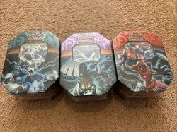 Pokemon Plasma Team Tin Set Lugia Deoxys Thundurus Sealed 2013 - Image 1