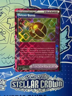 Pokemon Stellar Crown SV07 Deluxe Bomb 134/142 Pink ACE SPEC NM - Image 1