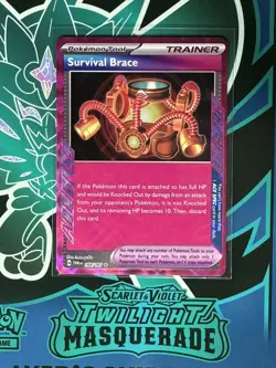 Pokemon Twilight Masquerade SV06 Survival Brace 164 ACE SPEC NM - Image 1