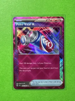 Pokemon Shrouded Fable SV6.5 Poke Vital A 062/064 ACE SPEC Rare NM - Image 1