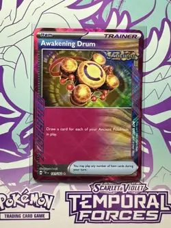 Pokemon Temporal Forces Awakening Drum 141 ACE SPEC NM - Image 1