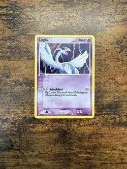 Pokemon TCG Lugia Unseen Forces 29/115 Rare Trading Card Holo LP Vintage Card - Image 1